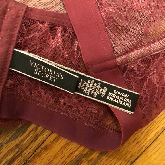 Victoria’s Secret Pink High Neck Lace Bralette - Picture 4 of 4